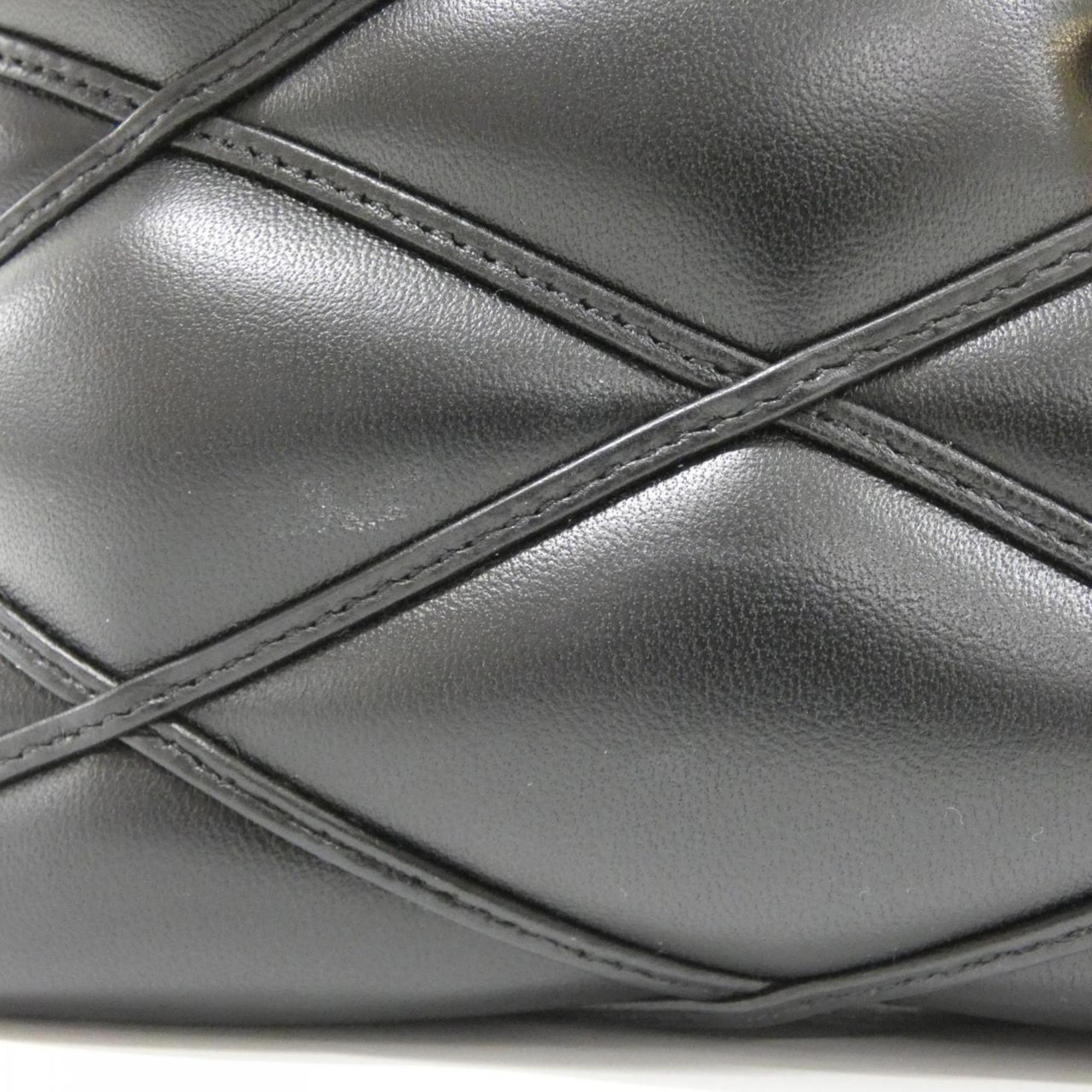 Louis Vuitton Black Leather Shoulder Bag