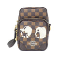 Louis Vuitton Brown Coated Canvas Shoulder Bag