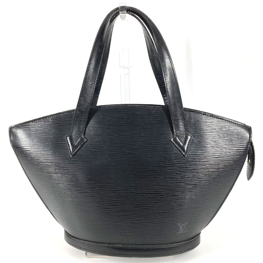 Louis Vuitton Black Noir Epi Leather Handbag Tote Bag