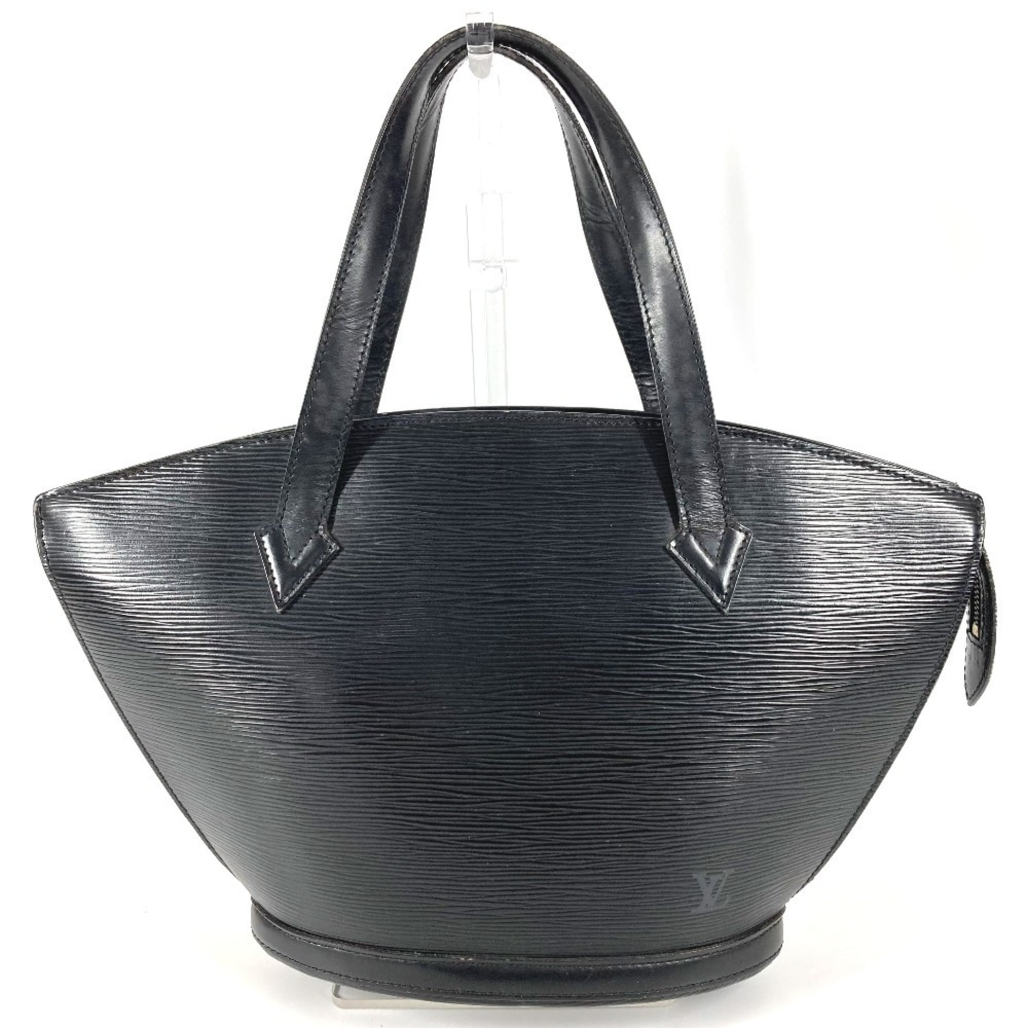 Louis Vuitton Black Noir Epi Leather Handbag Tote Bag