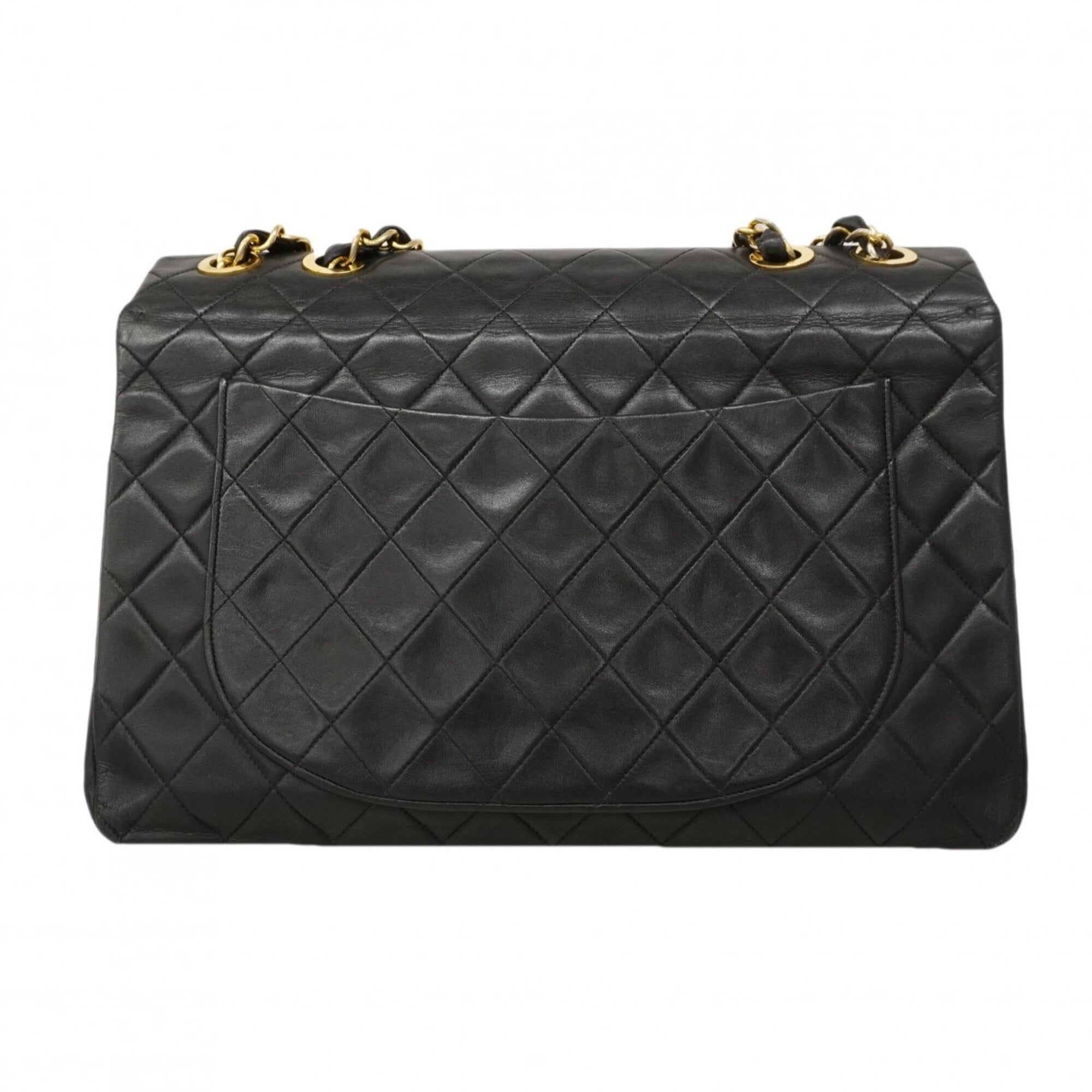 Chanel Black Leather Shoulder Bag