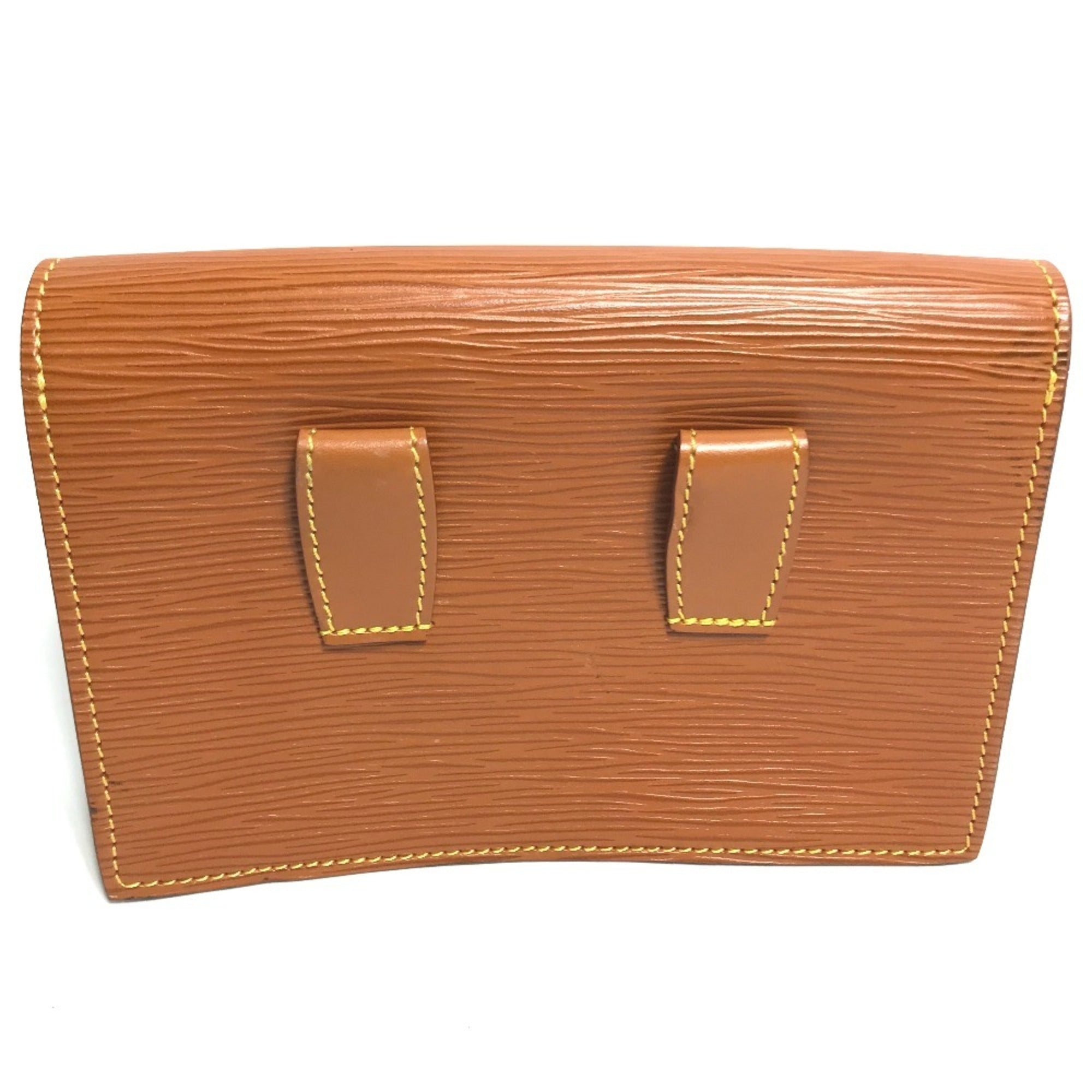 Louis Vuitton Brown Kenyan Brown Epi Leather Pouch