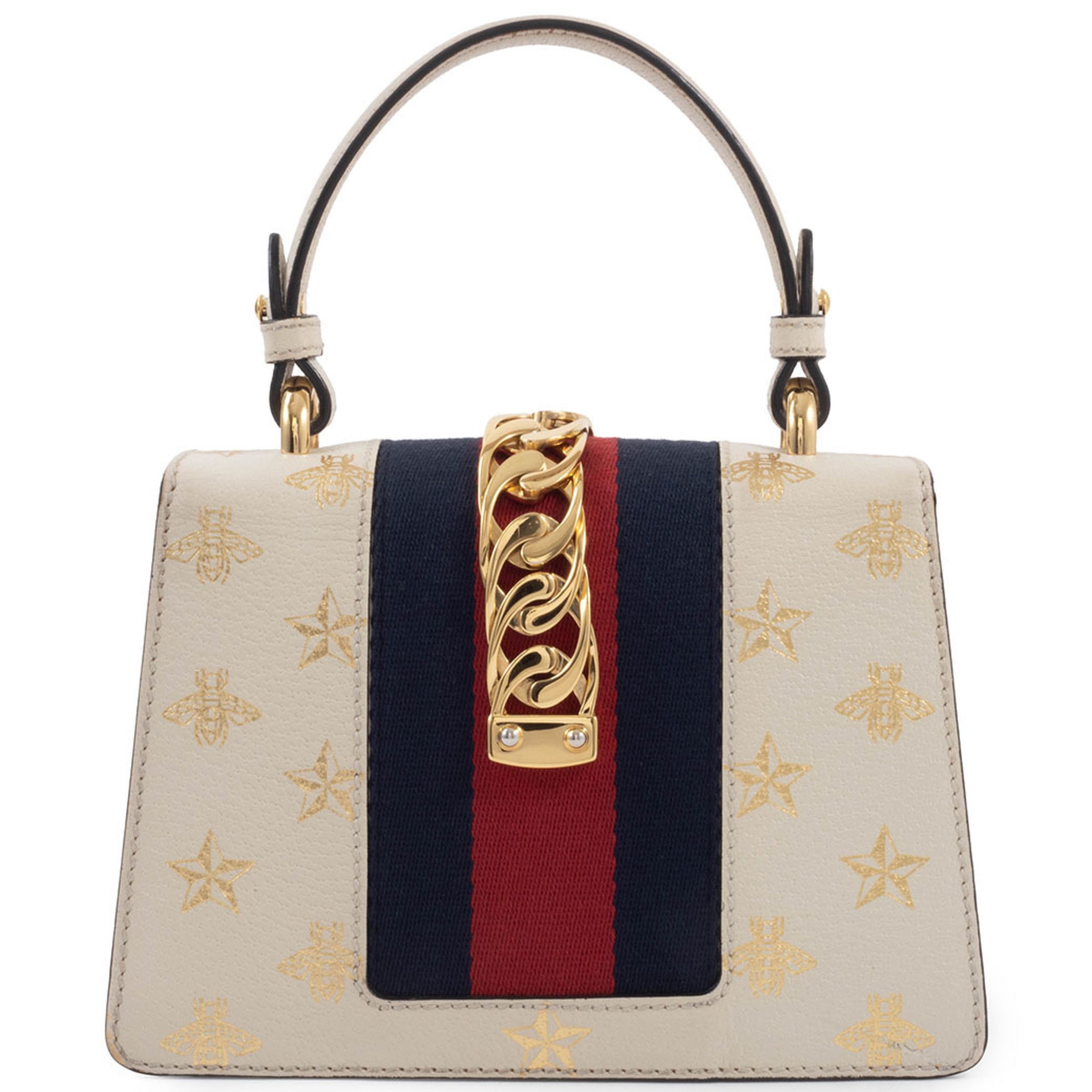 Gucci White Leather Handbag (Pre-Owned)