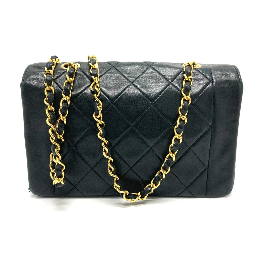 Chanel Black Leather Shoulder Bag