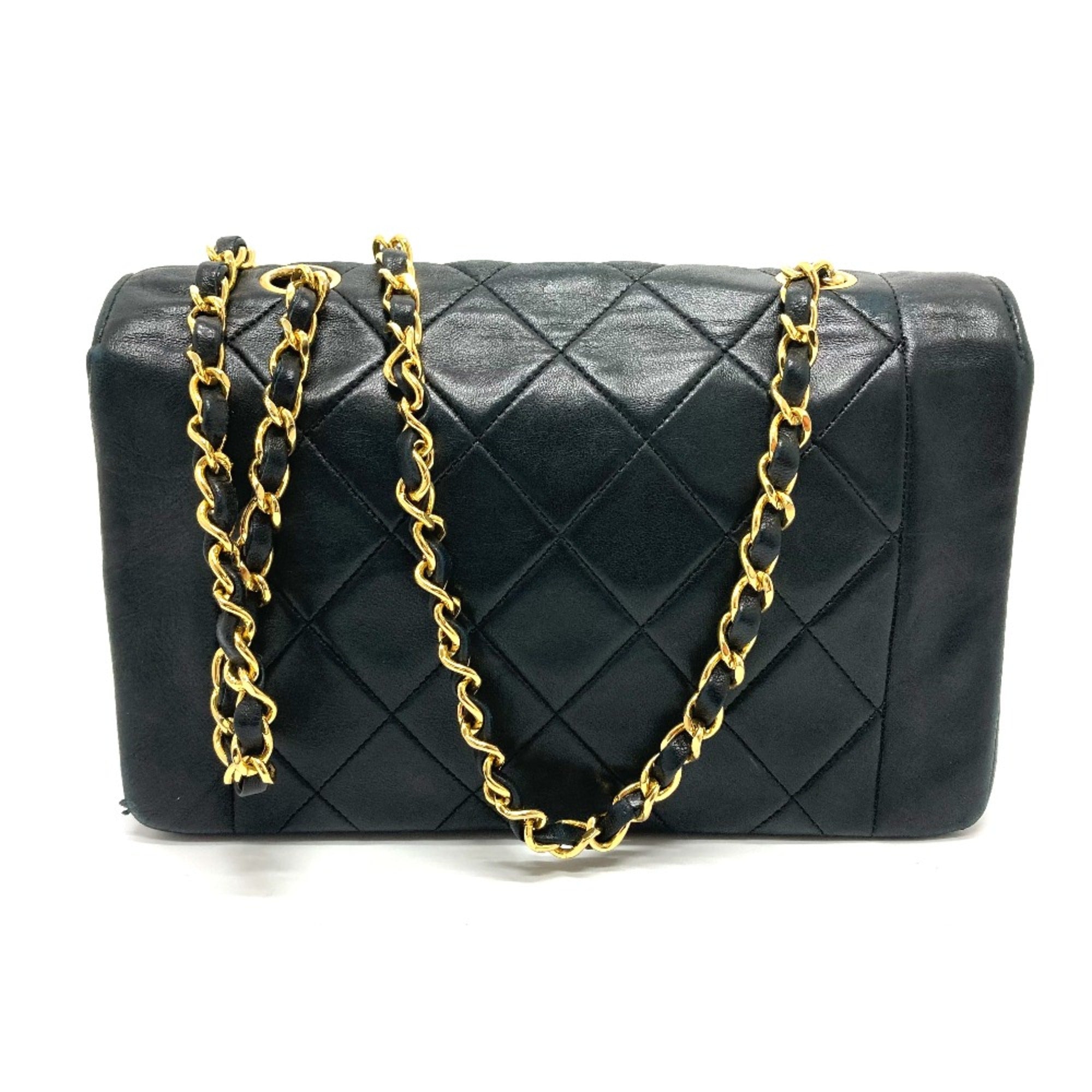 Chanel Black Leather Shoulder Bag
