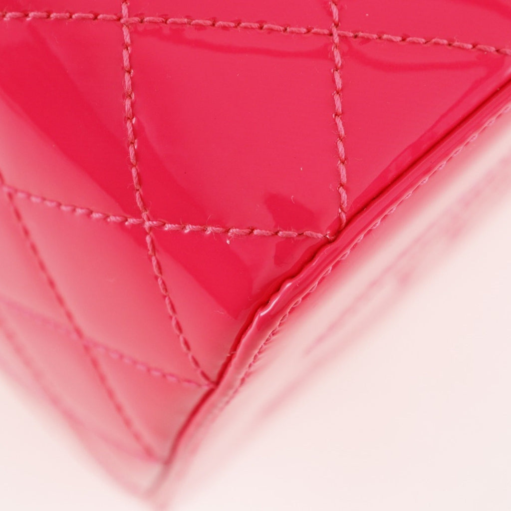 Chanel Pink Patent Leather Handbag