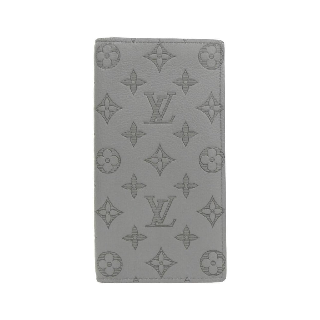 Louis Vuitton Gris Leather Long Wallet