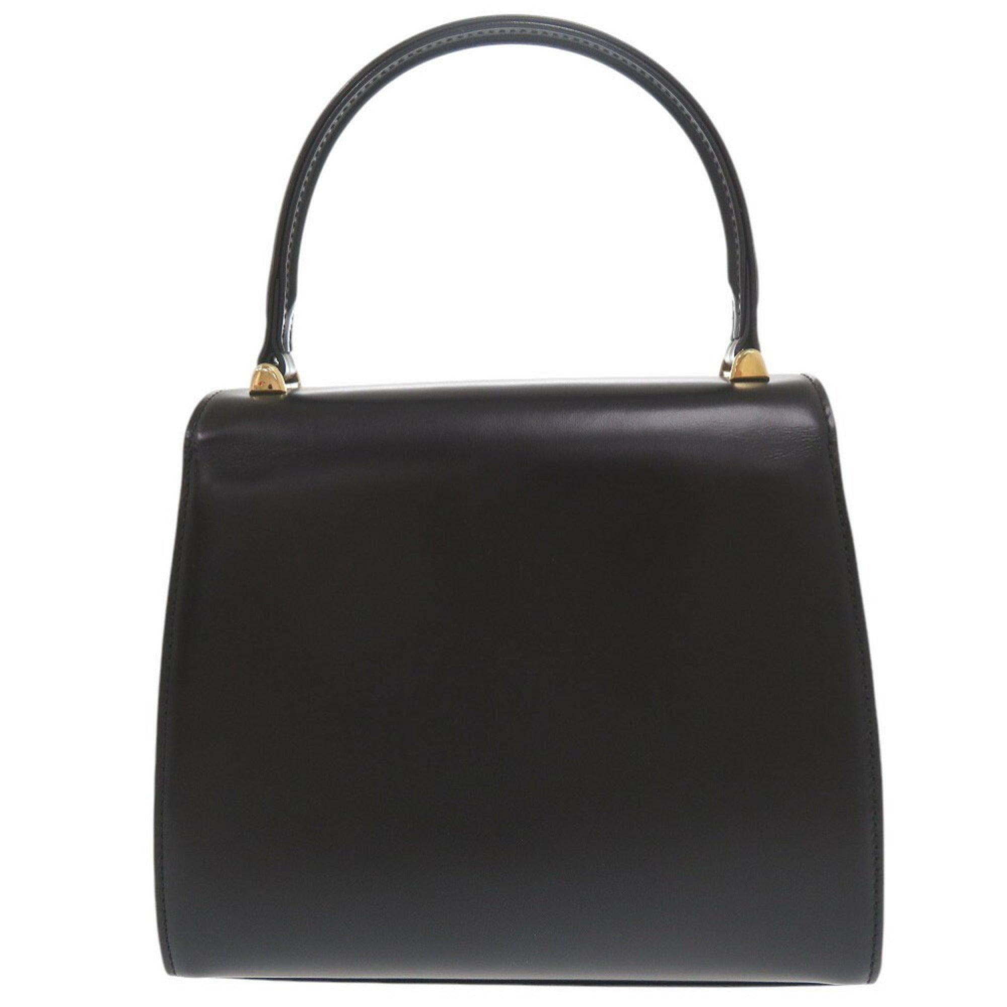 Louis Vuitton Black Leather Handbag
