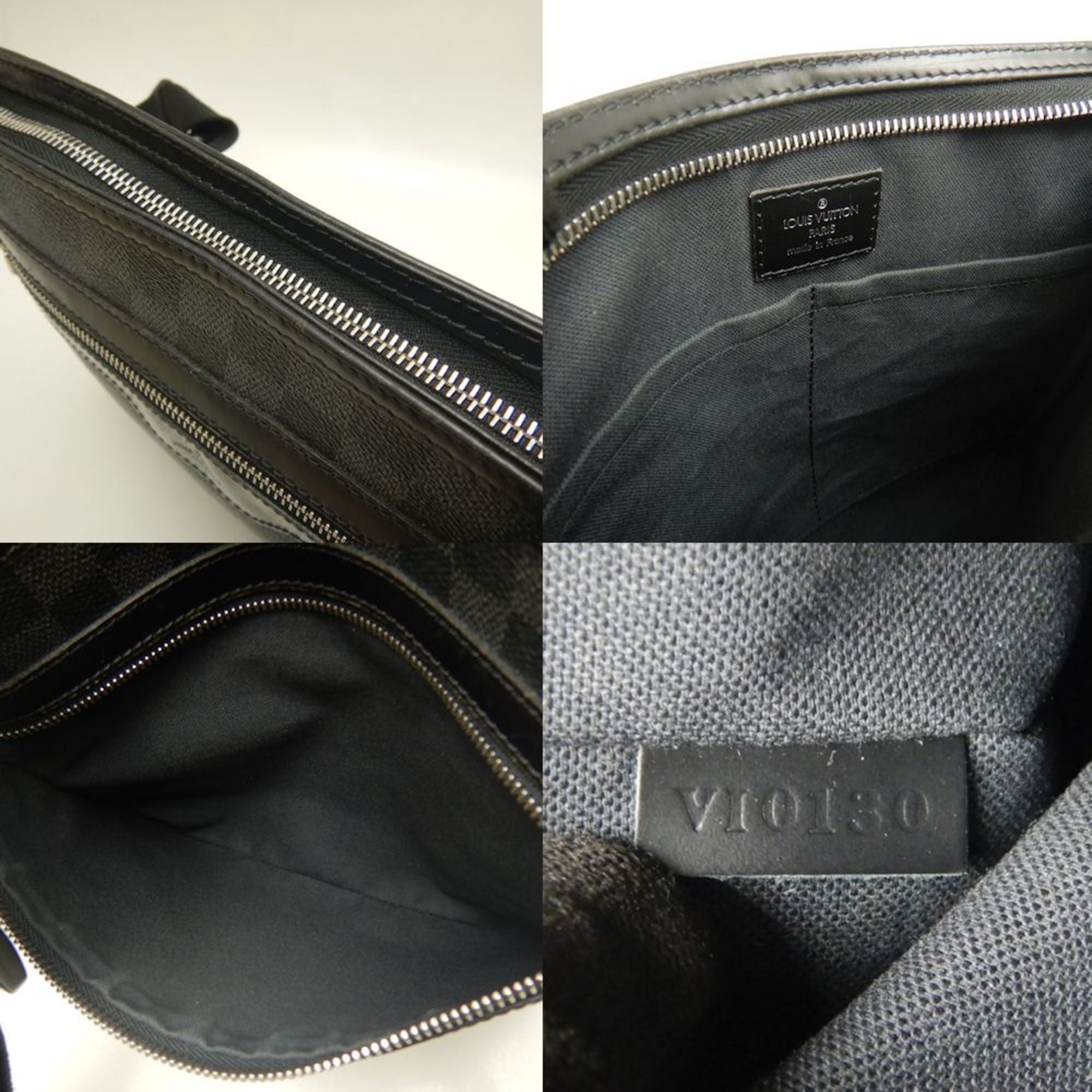 Louis Vuitton Noir Pvc Shoulder Bag