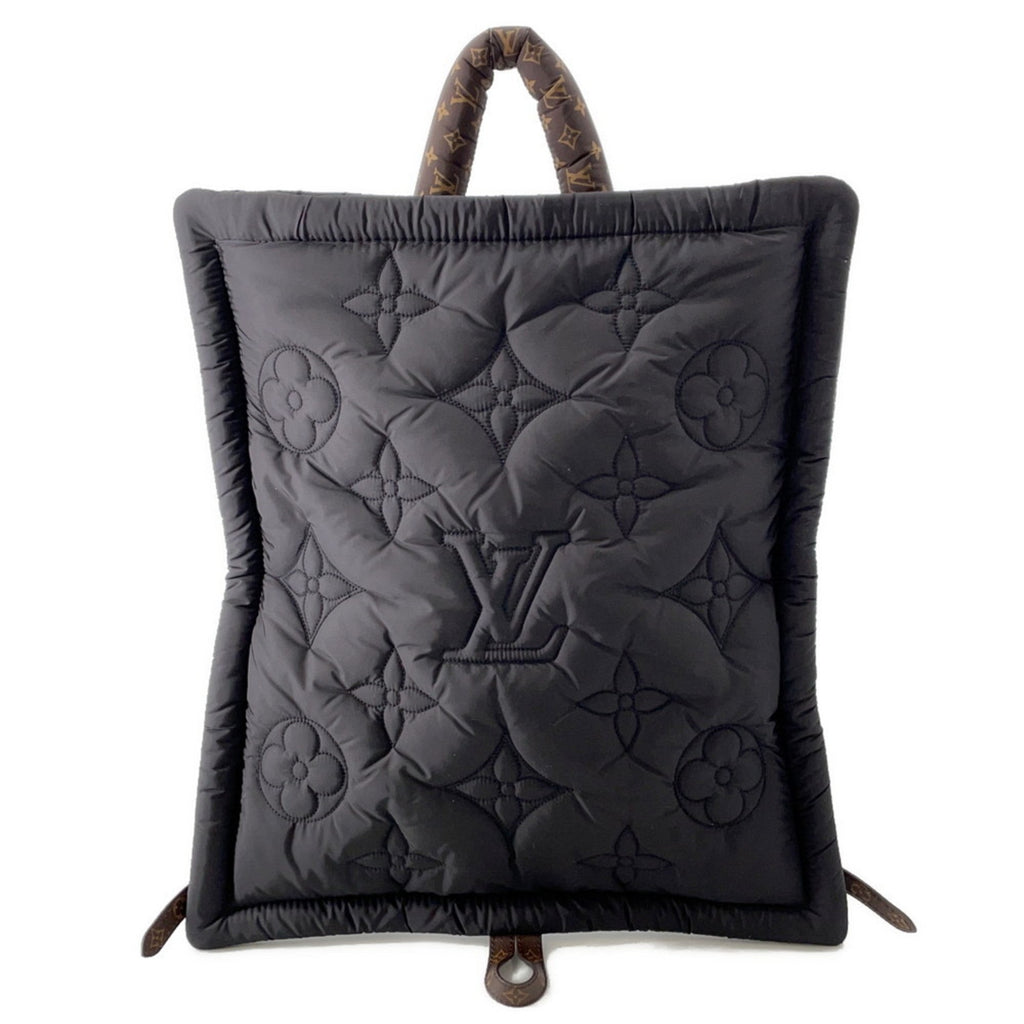 Louis Vuitton Noir Nylon Monogram Backpack