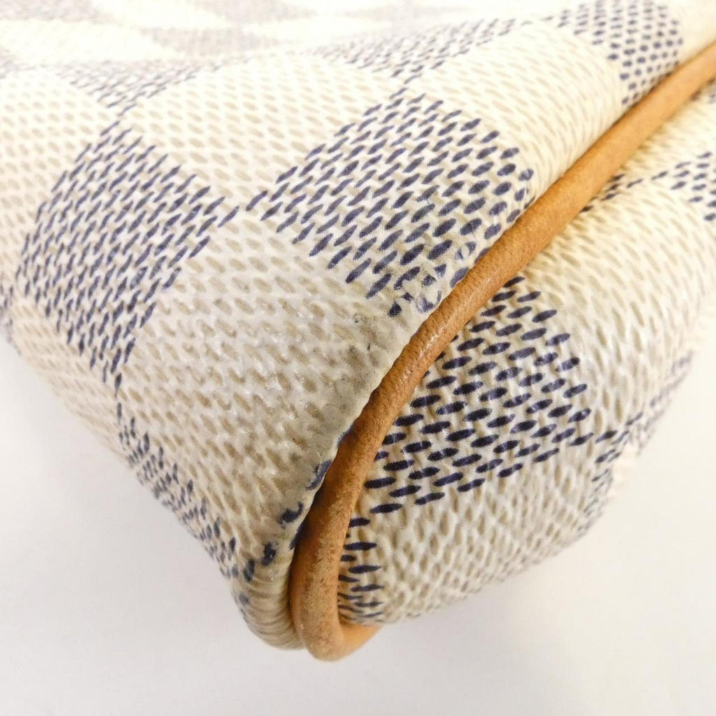 Louis Vuitton Azur White Coated Canvas Shoulder Bag