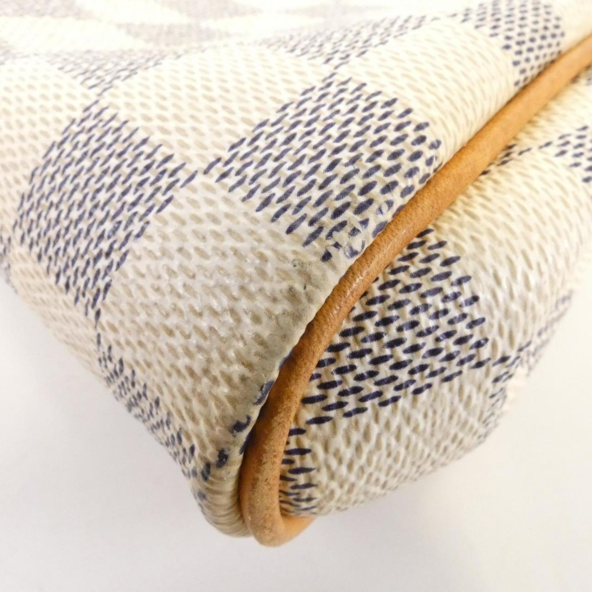 Louis Vuitton Azur White Coated Canvas Shoulder Bag