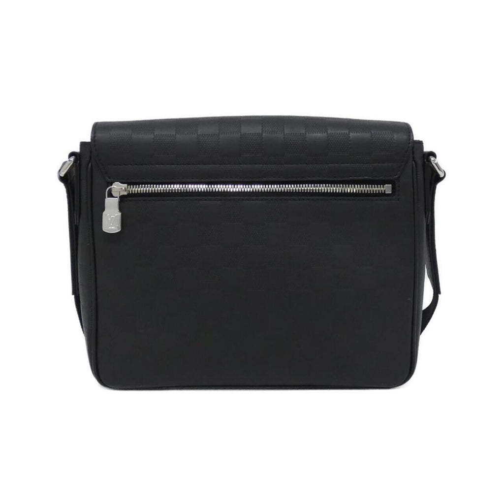 Louis Vuitton Black Leather Shoulder Bag