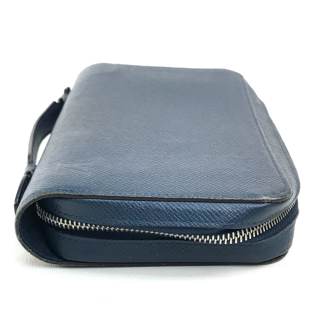 Louis Vuitton Taiga Blue Ocean Taiga Leather Long Wallet