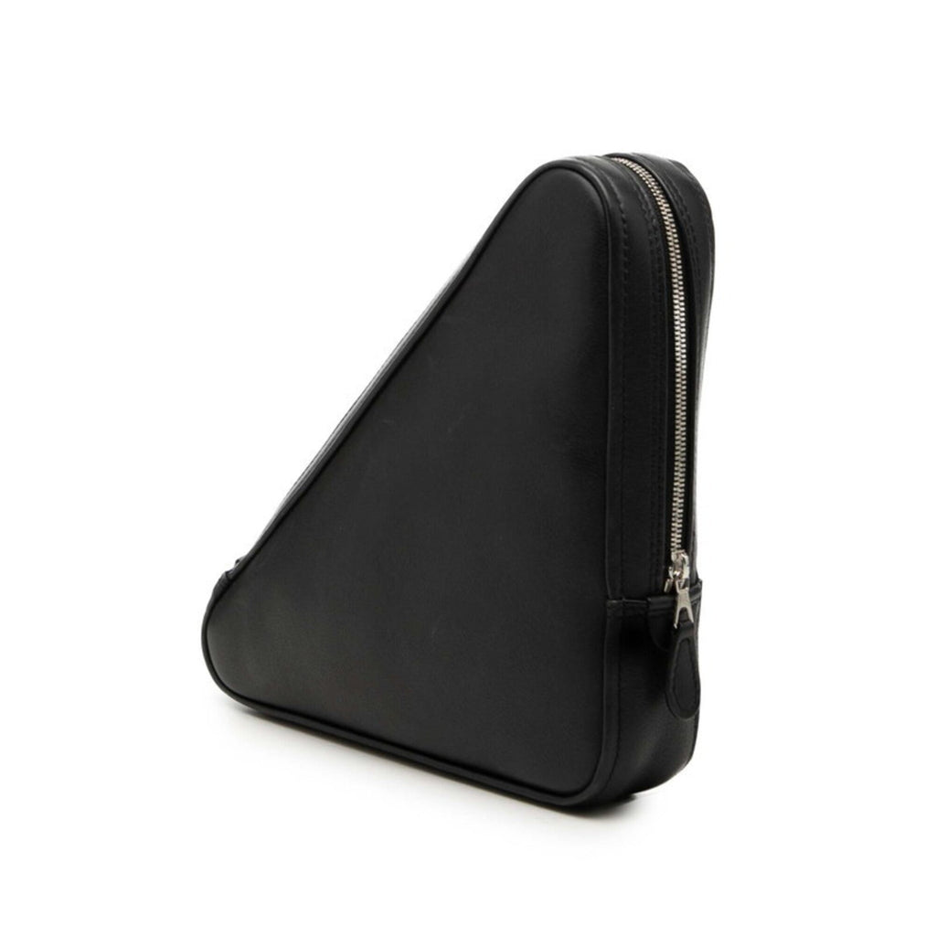Balenciaga Black Leather Clutch