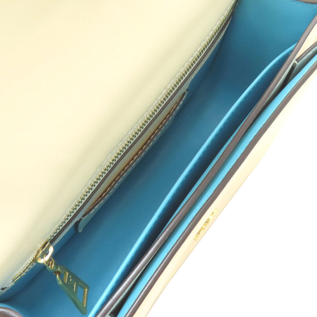 Louis Vuitton Cream Leather Shoulder Bag