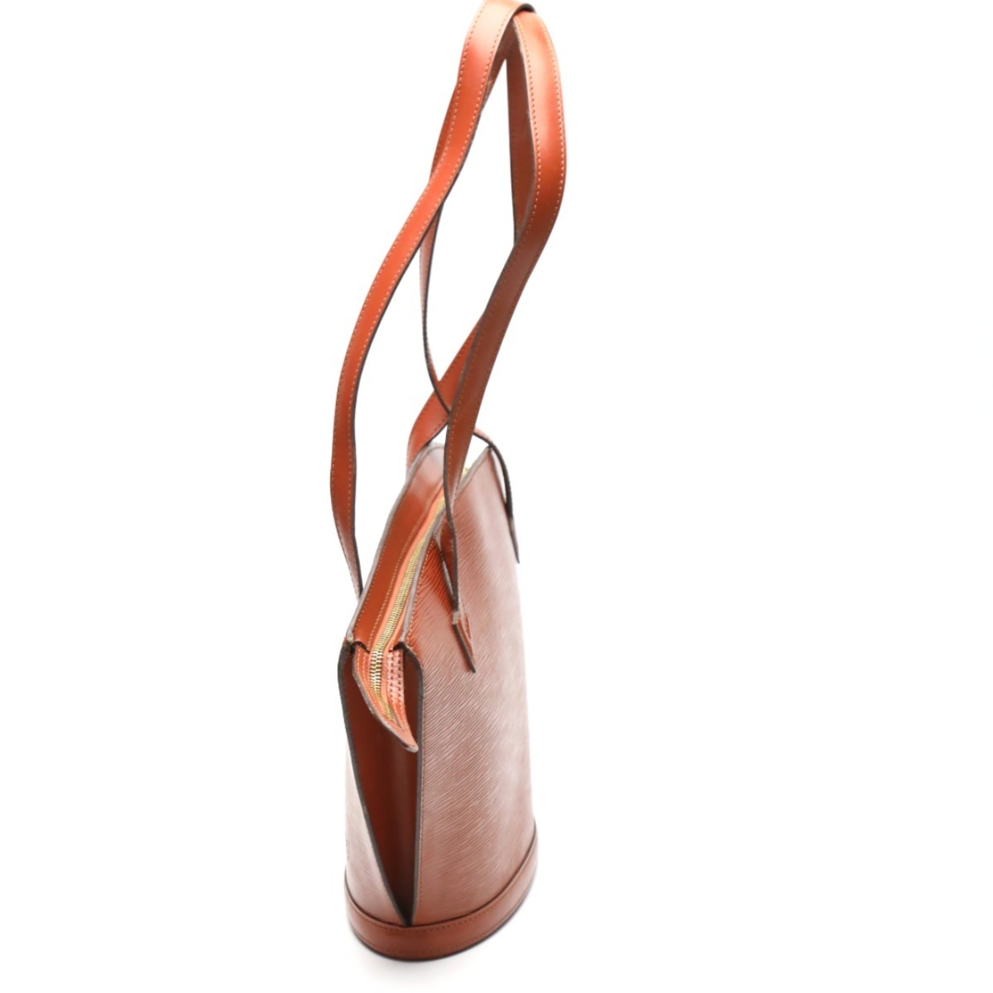 Louis Vuitton Brown Epi Leather Handbag Tote Bag