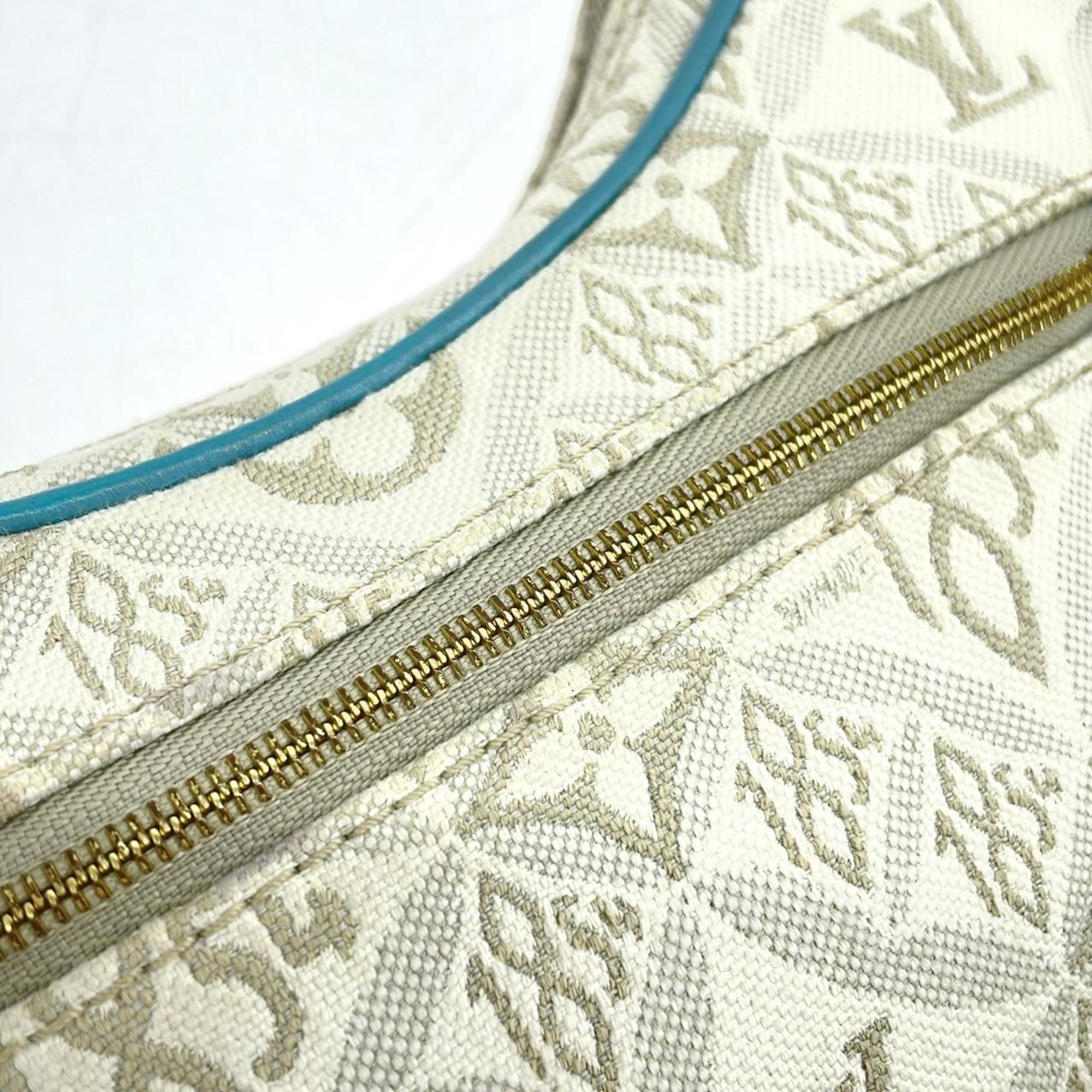 Louis Vuitton Gold Jacquard Shoulder Bag