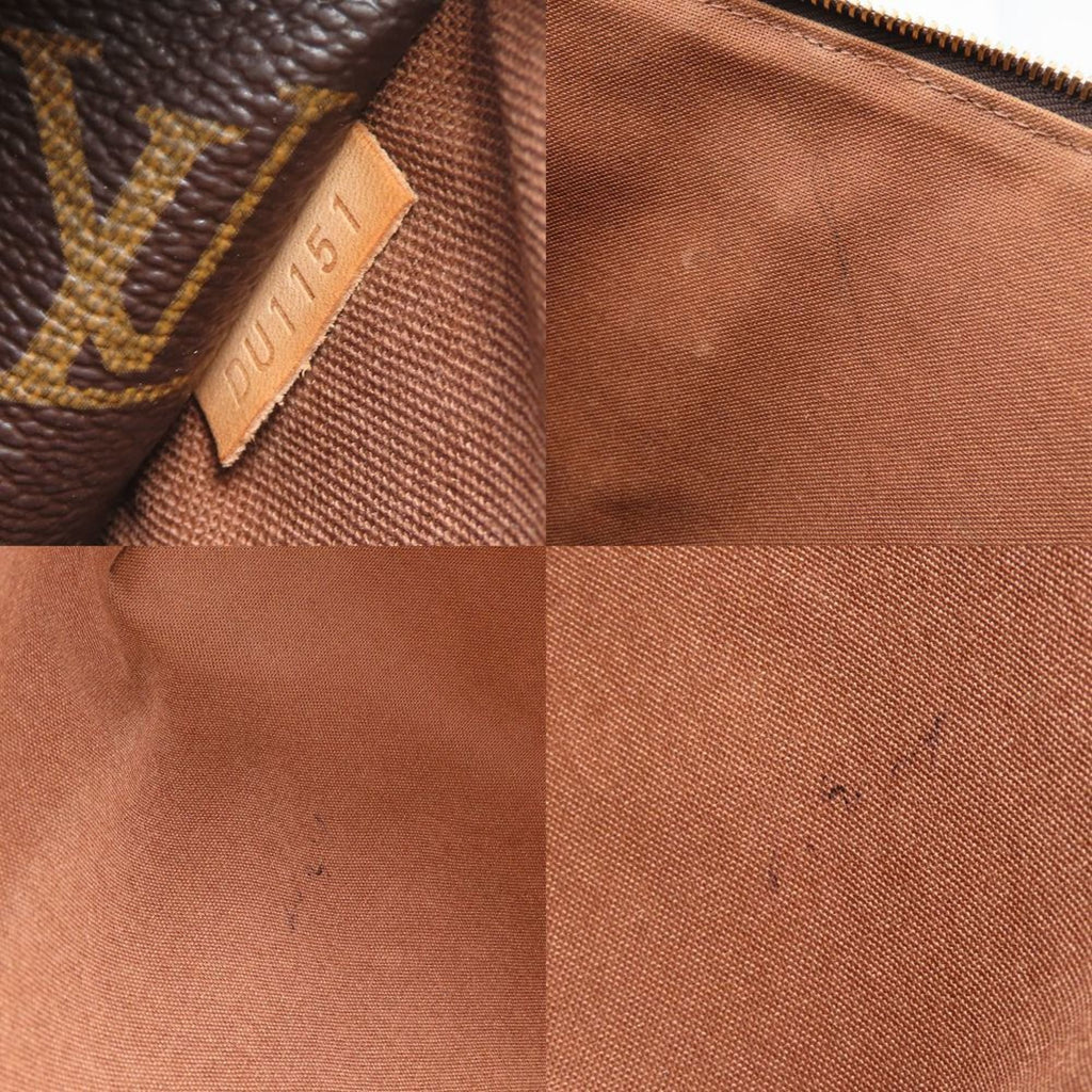 Louis Vuitton Brown Canvas Tote Bag