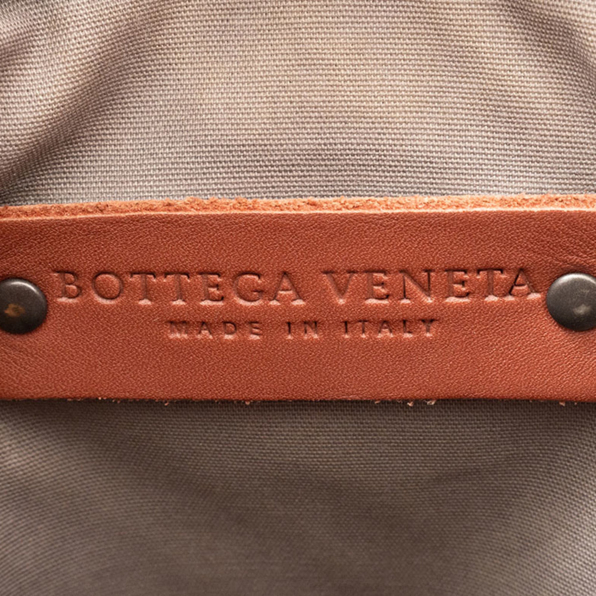 Bottega Veneta Intrecciato Brown Leather Shoulder Bag