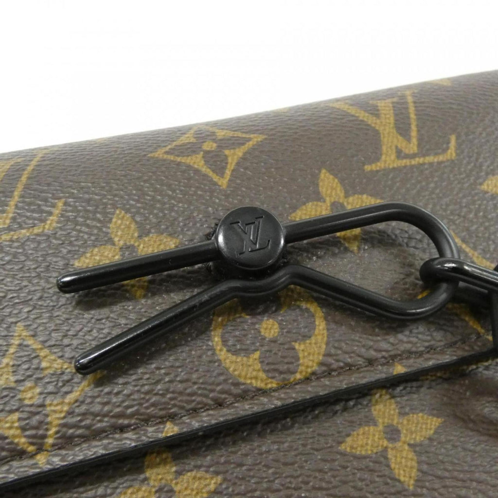 Louis Vuitton Marron Saffron Coated Canvas Shoulder Bag