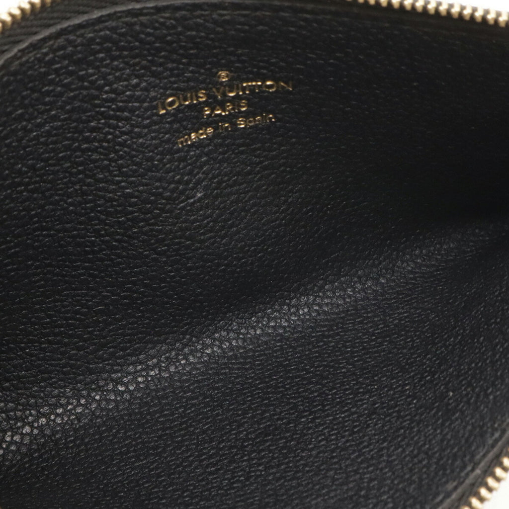 Louis Vuitton Black Noir Monogram Empreinte Leather Long Wallet