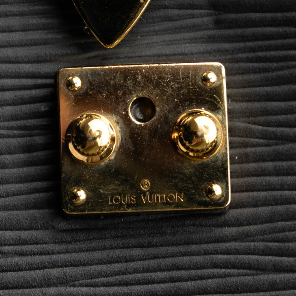 Louis Vuitton Black Noir Leather Shoulder Bag