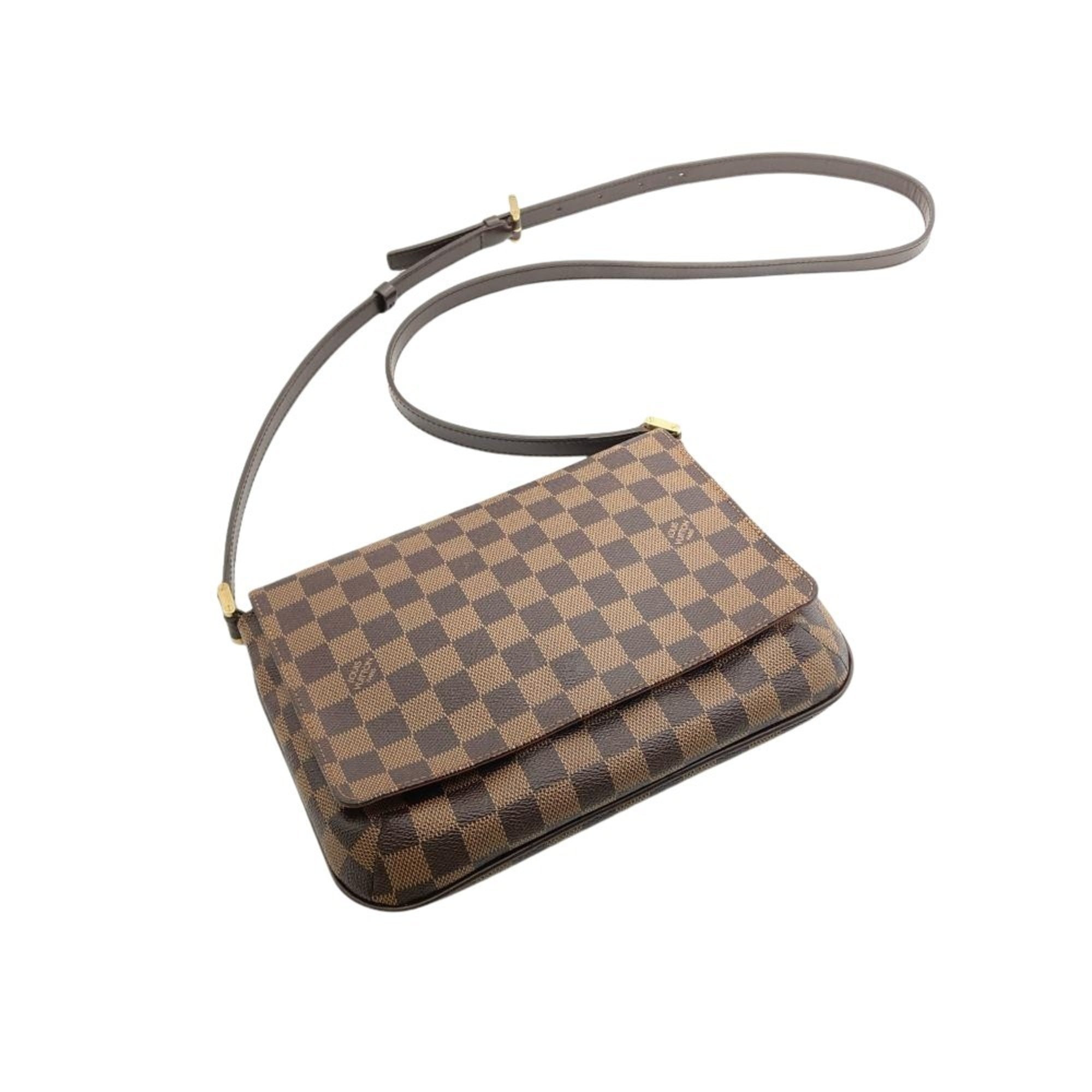 Louis Vuitton Damier Brown Damier Canvas Ebene Shoulder Bag