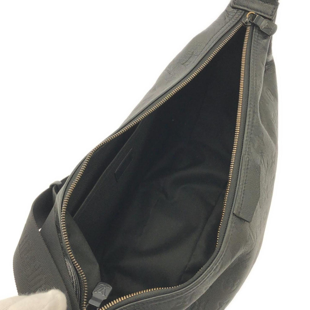 Louis Vuitton Black Monogram Leather Shoulder Bag