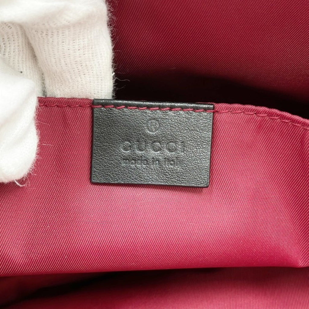 Gucci Beige Wool Leather Handbag (Pre-Owned)