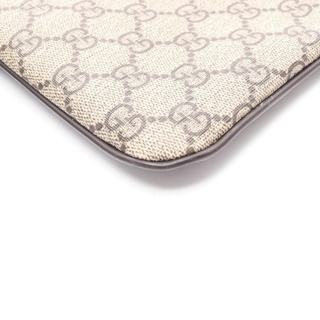 Gucci Beige Brown Gg Supreme Leather Handbag Shoulder Bag (Pre-Owned)