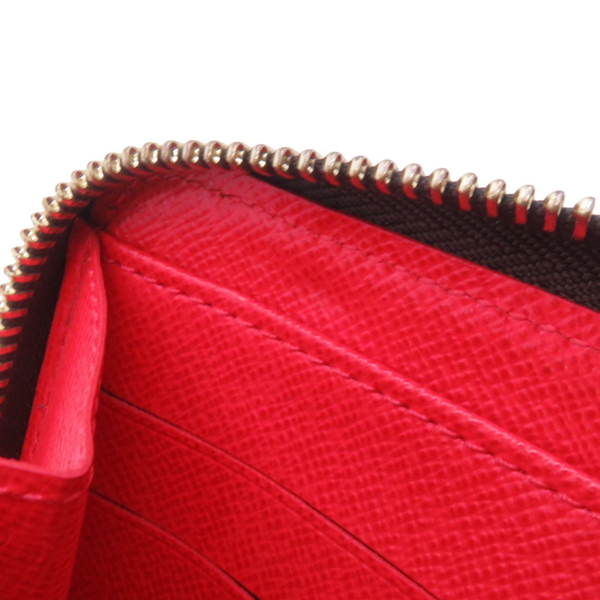 Louis Vuitton Monogram Red Color Monogram Long Wallet