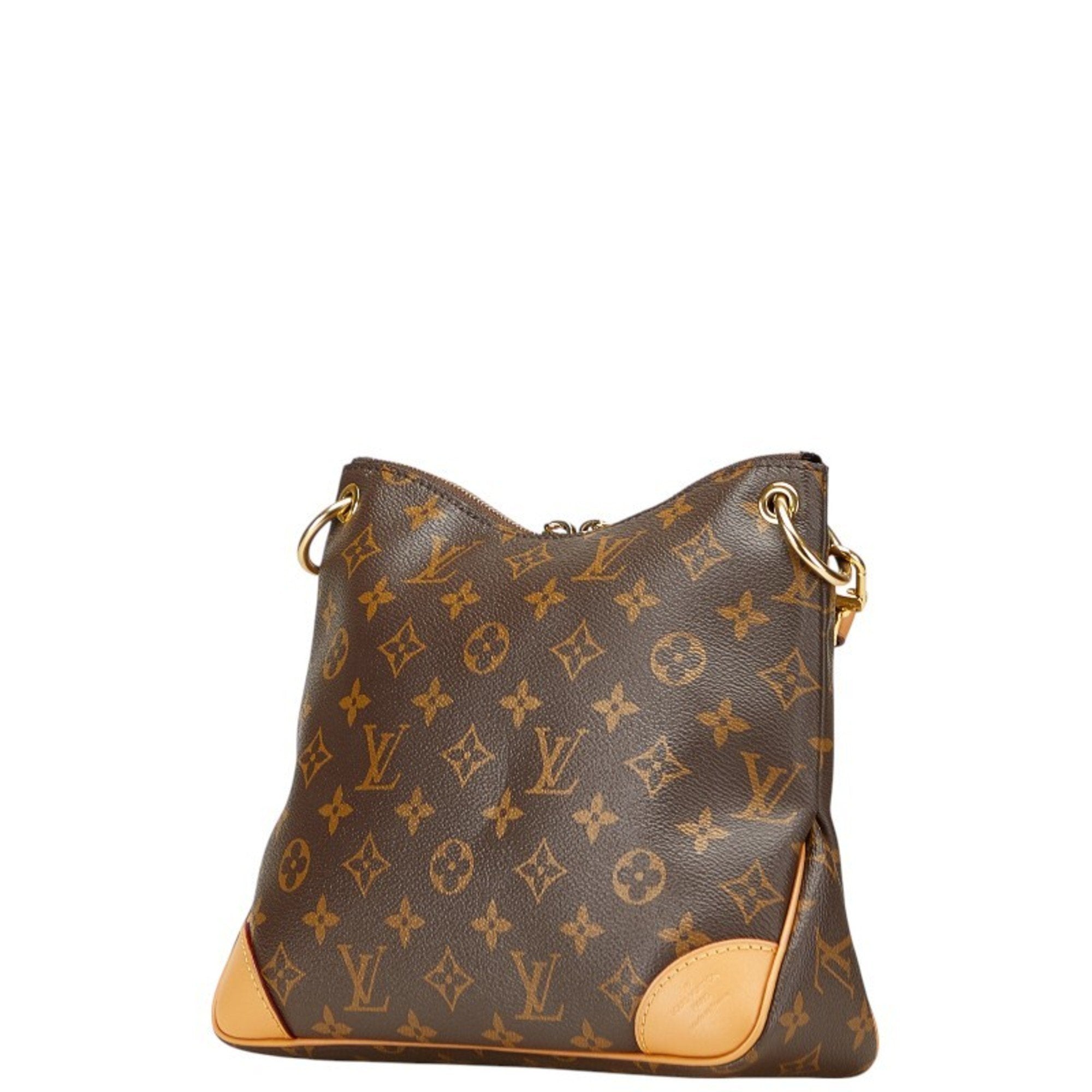 Louis Vuitton Monogram Brown Pvc Leather Shoulder Bag