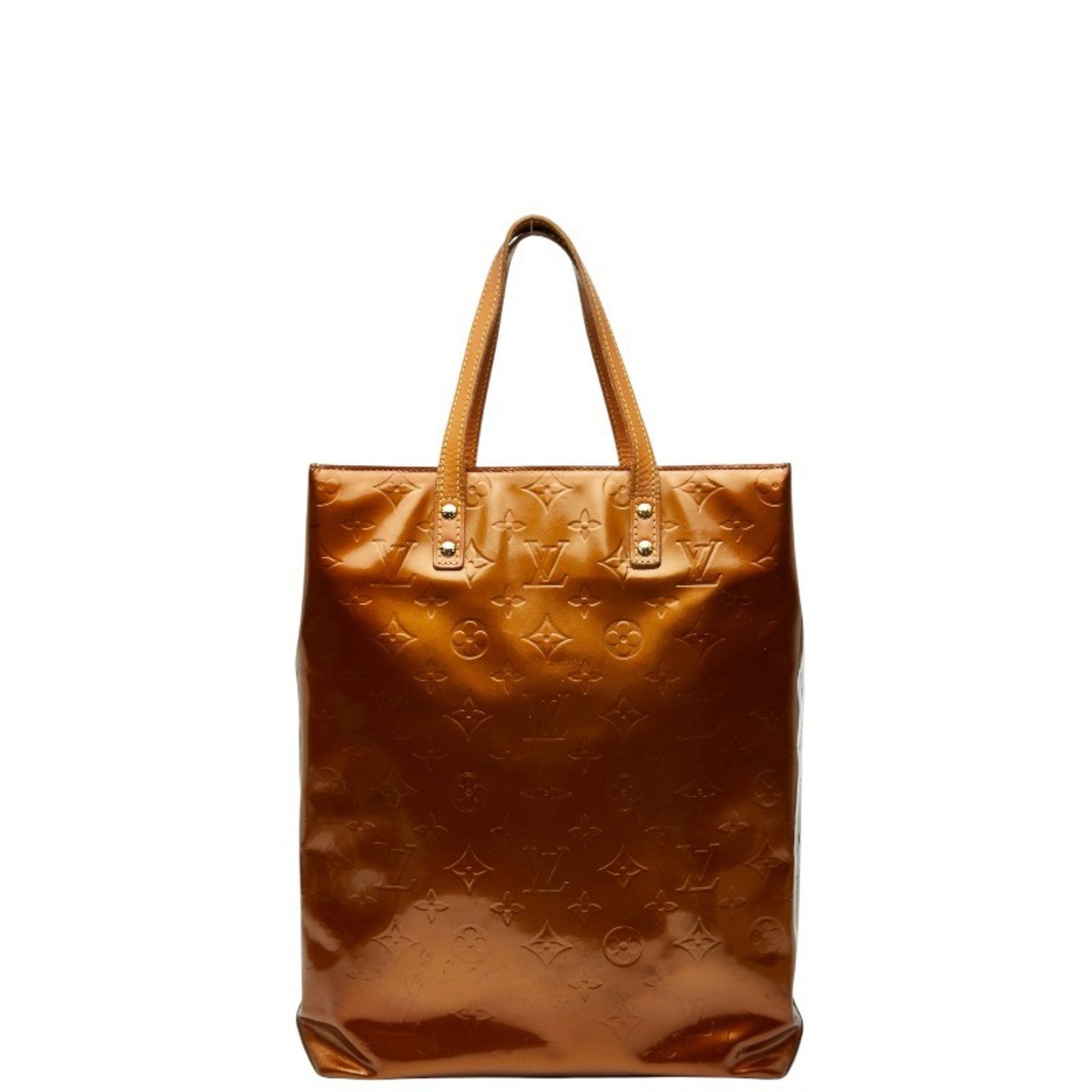 Louis Vuitton Bronze Brown Monogram Patent Leather Tote Bag