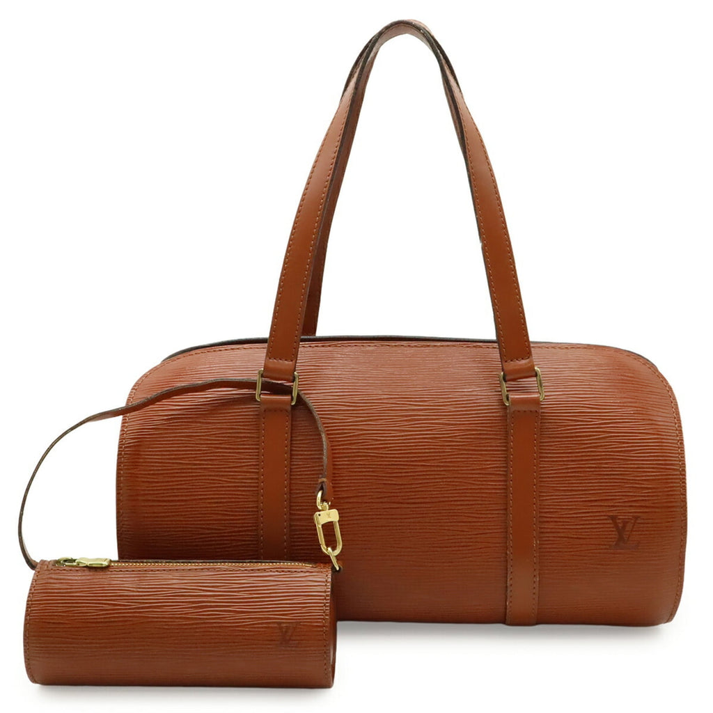 Louis Vuitton Brown Epi Leather Handbag Pouch Shoulder Bag