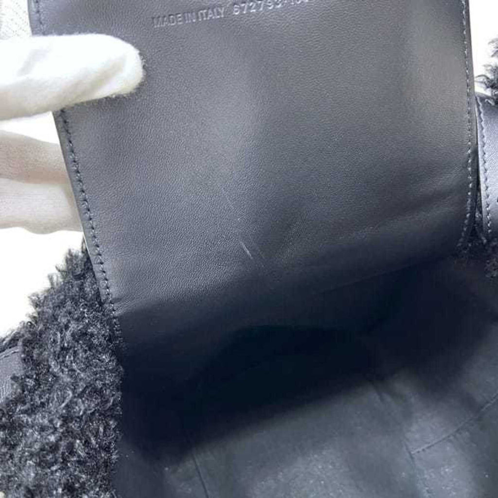Balenciaga Black Polyester Leather Shoulder