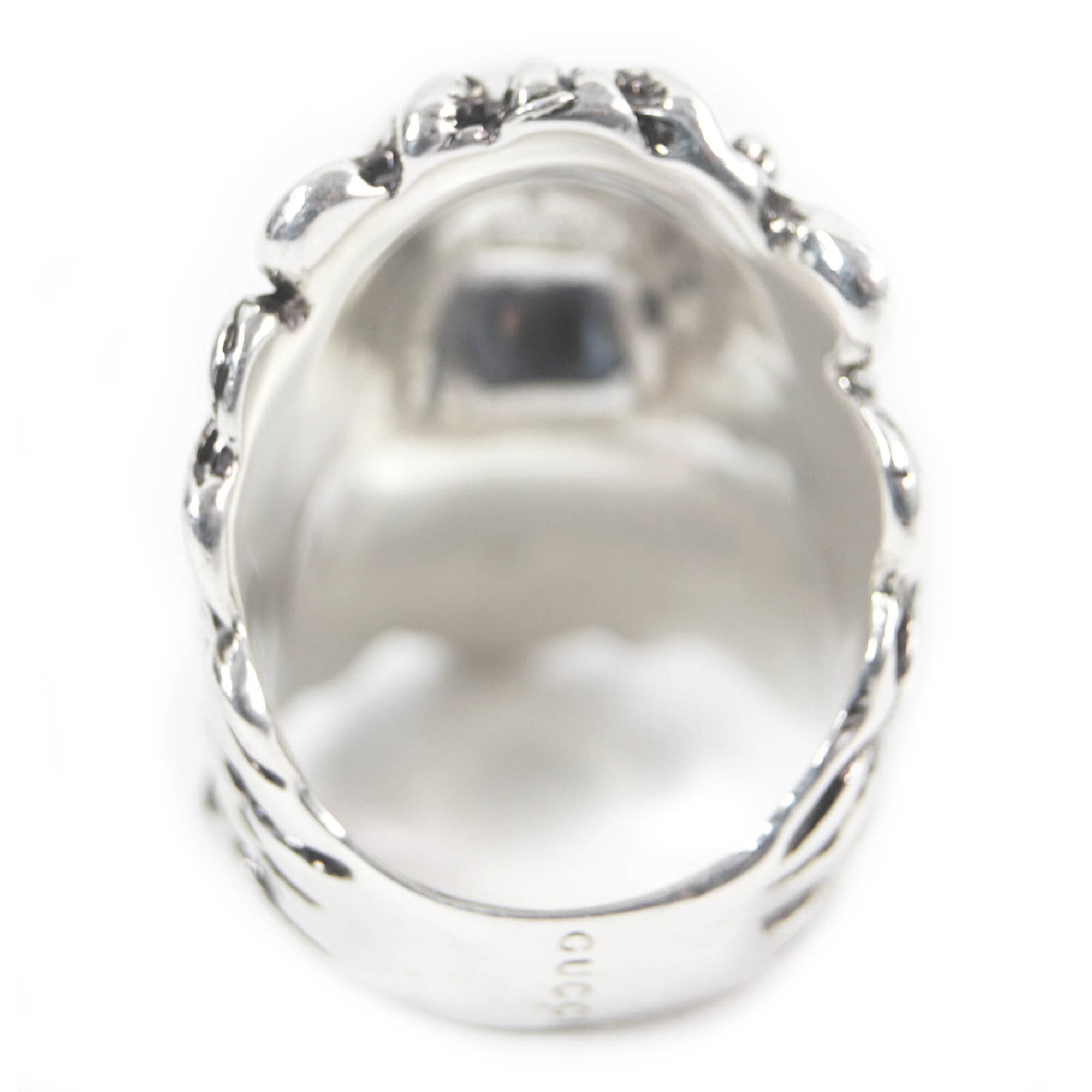 Gucci Silver Band Ring (Pre-Owned)