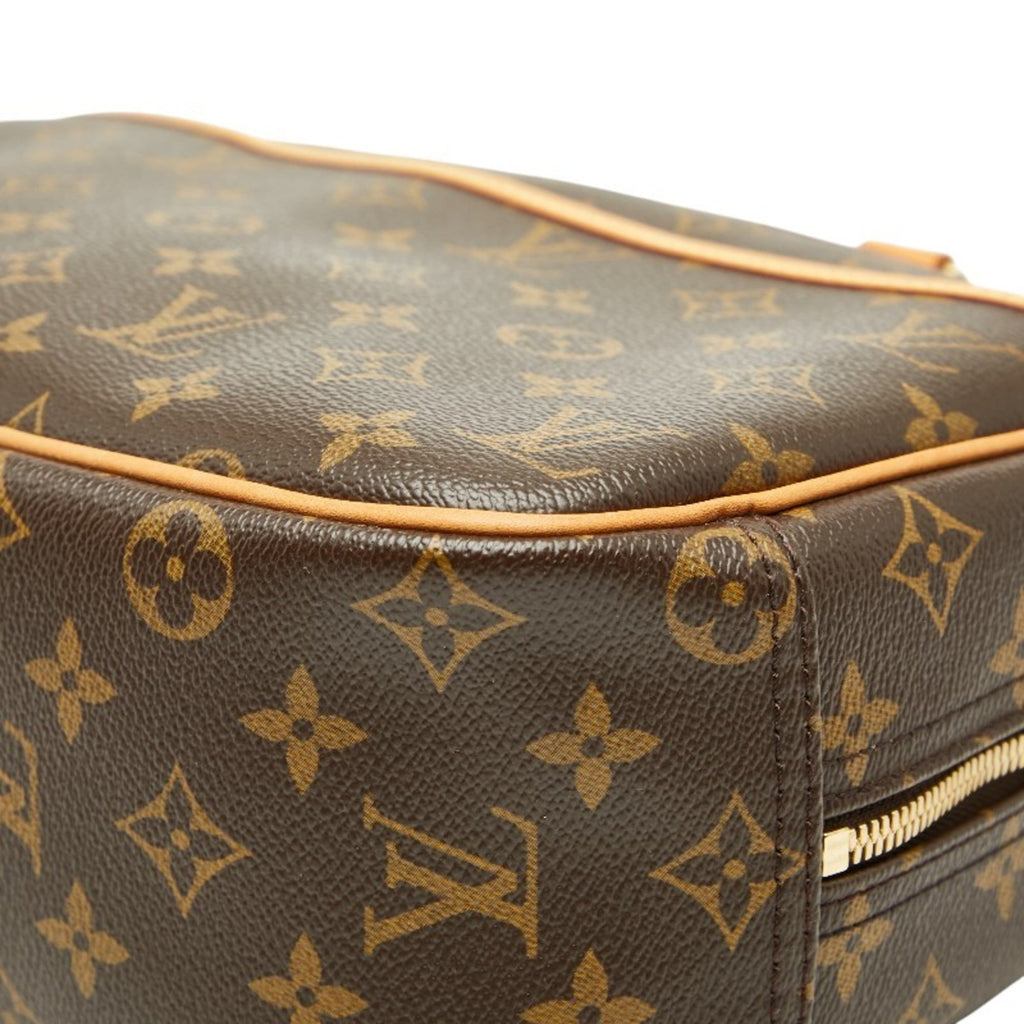 Louis Vuitton Monogram Brown Pvc Leather Handbag