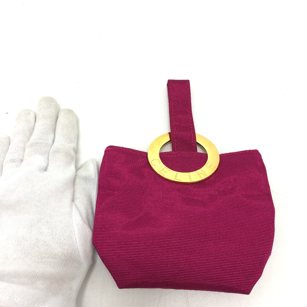 Celine Pink Cloth Pouch