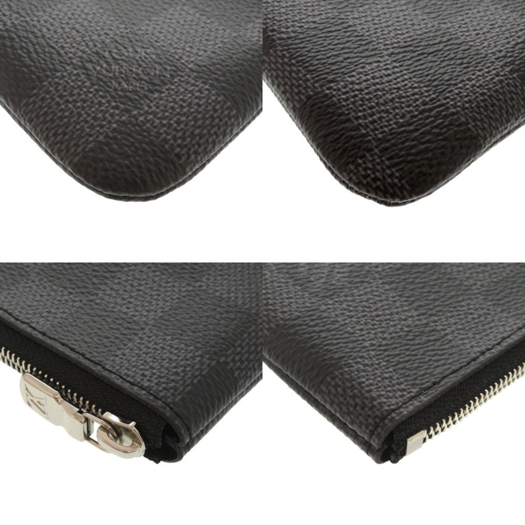 Louis Vuitton Black Damier Graphite Canvas Pochette