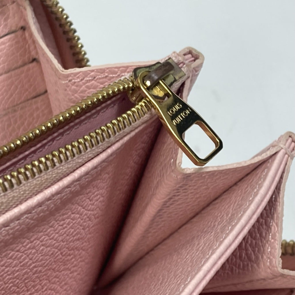Louis Vuitton Monogram Empreinte Pink Monogram Empreinte Long Wallet
