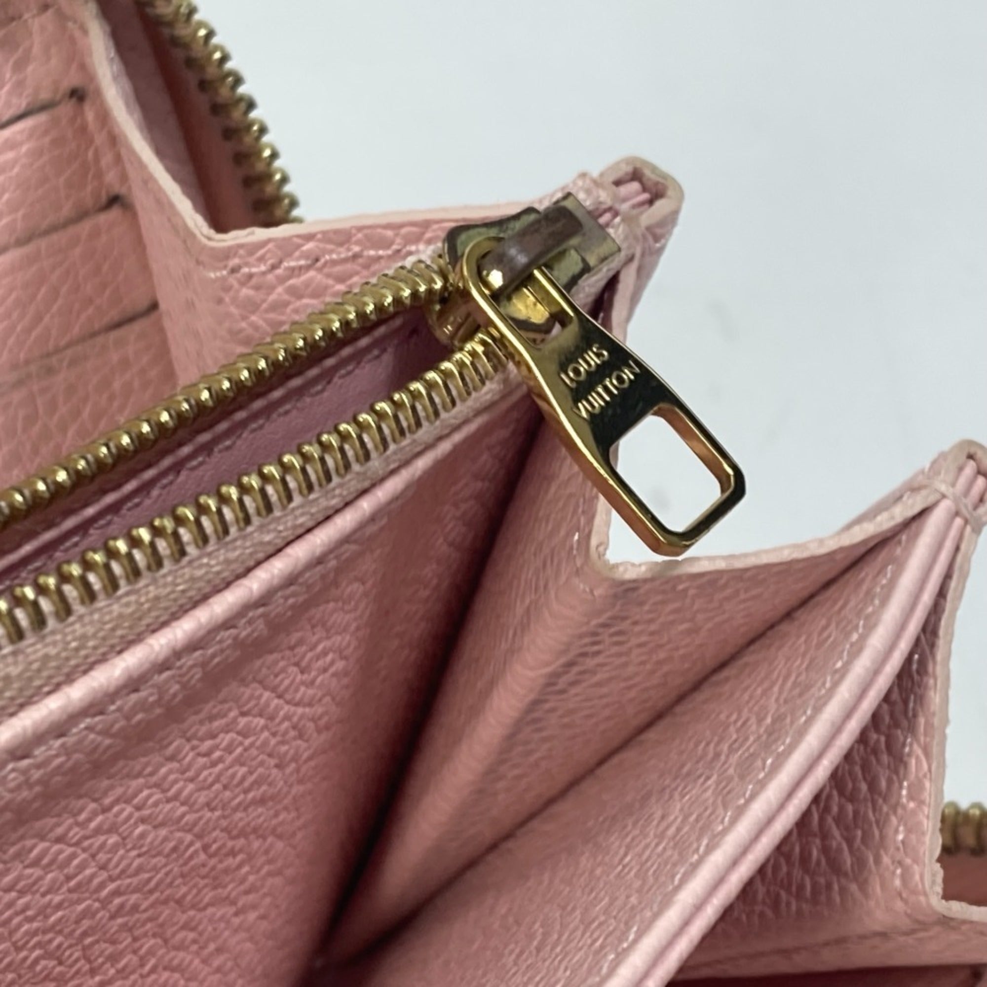 Louis Vuitton Monogram Empreinte Pink Monogram Empreinte Long Wallet