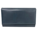 Prada Blue Leather Wallet (Bi-Fold)