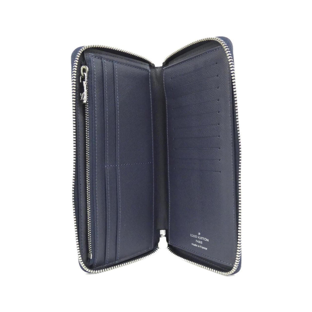 Louis Vuitton Blue Marine Leather Long Wallet