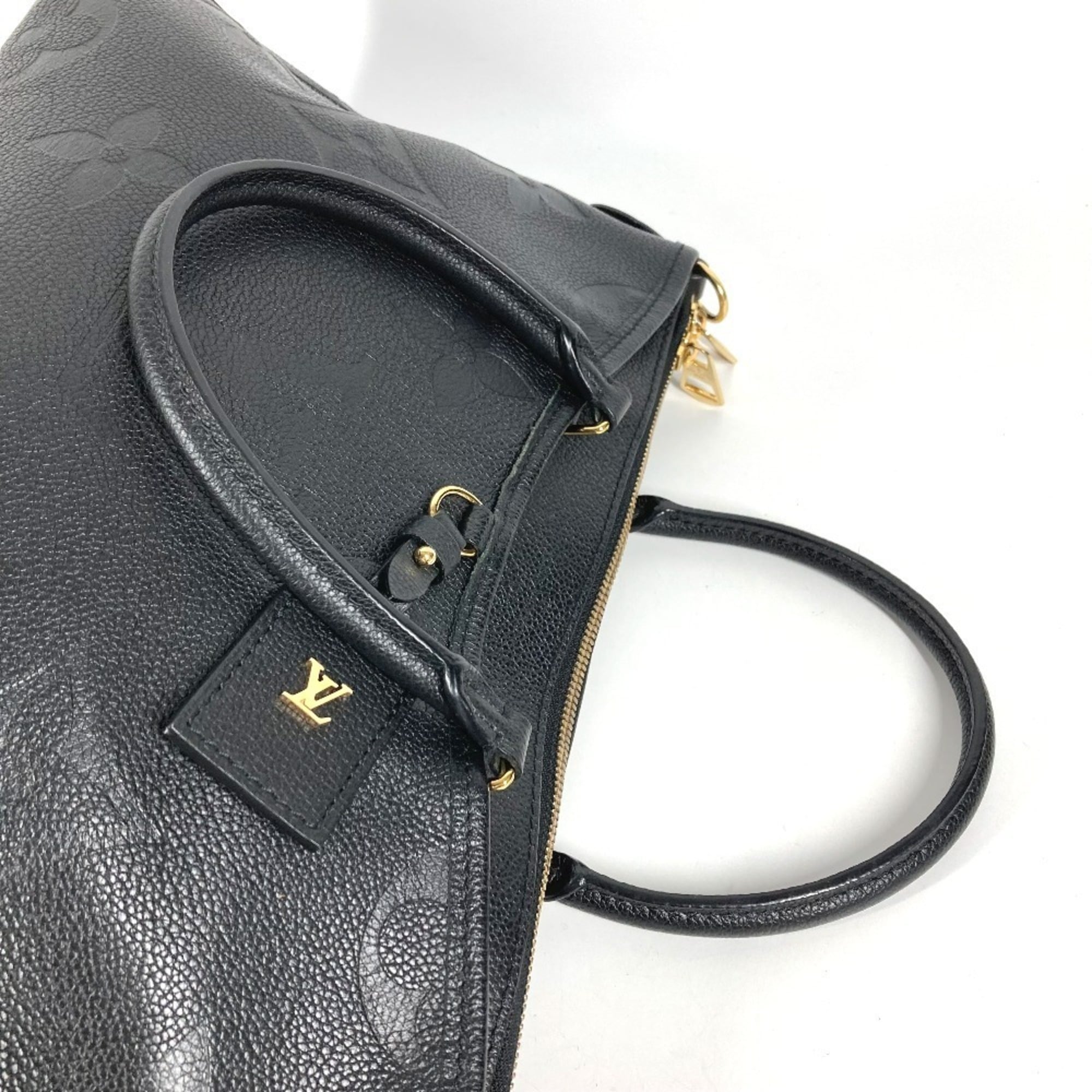 Louis Vuitton Monogram Empreinte Black Noir Monogram Empreinte Shoulder Bag Tote Bag