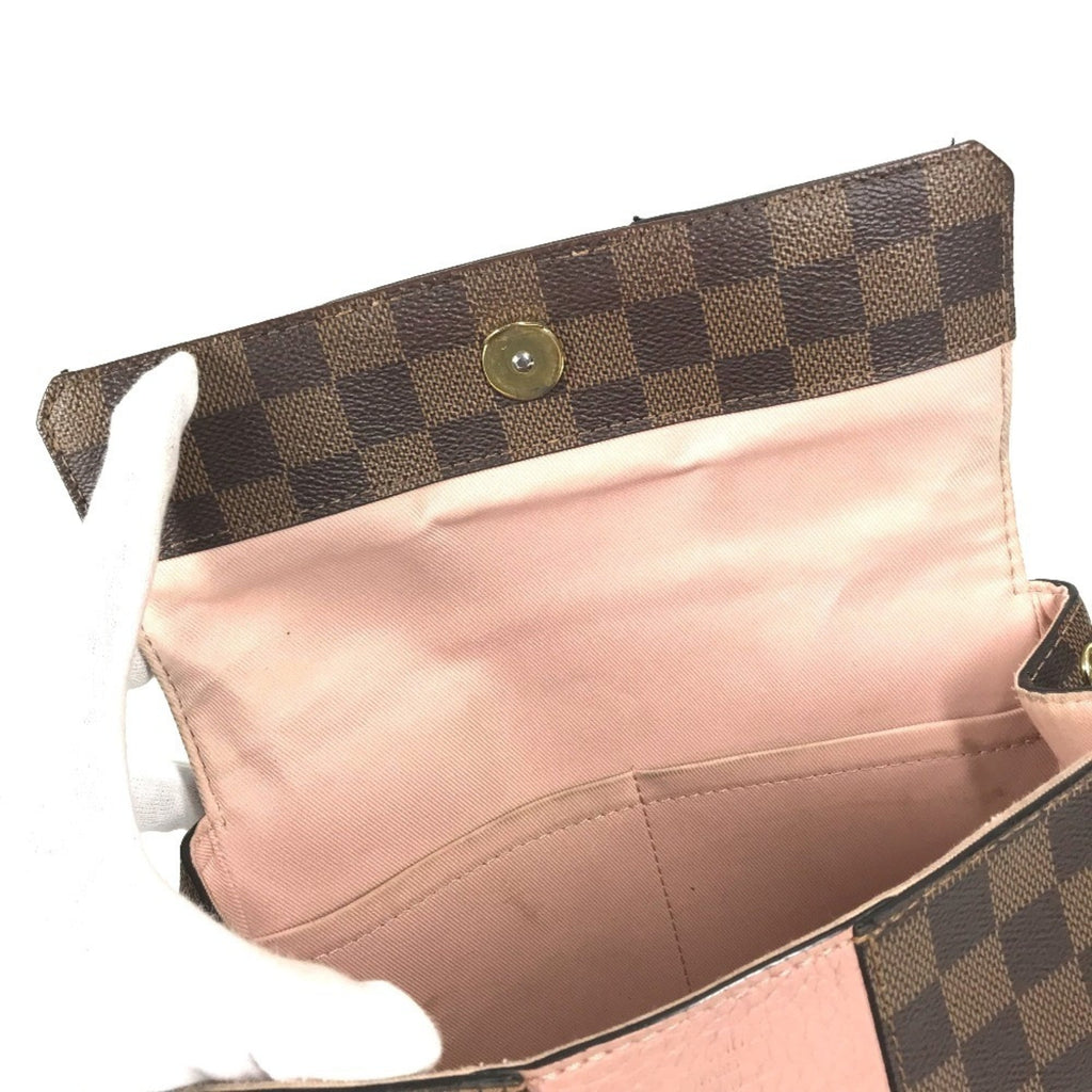 Louis Vuitton Damier Brown Pink Damier Canvas Handbag Shoulder Bag