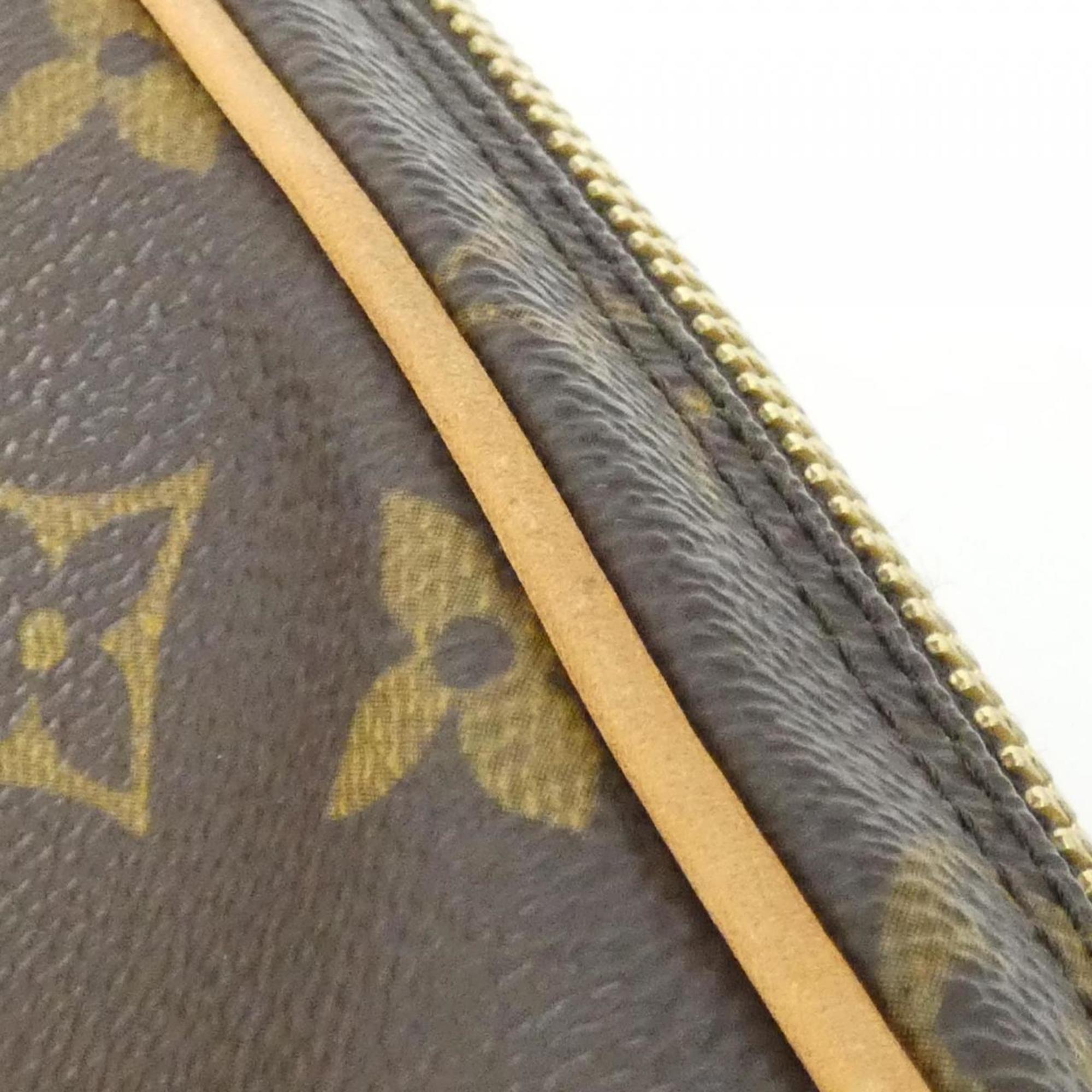 Louis Vuitton Monogram Marron Coated Canvas Pochette Shoulder Bag
