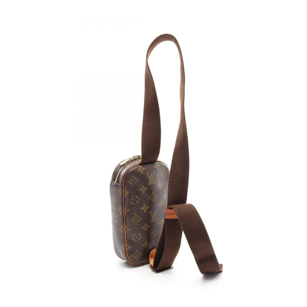Louis Vuitton Brown Coated Canvas Leather Fanny Pack