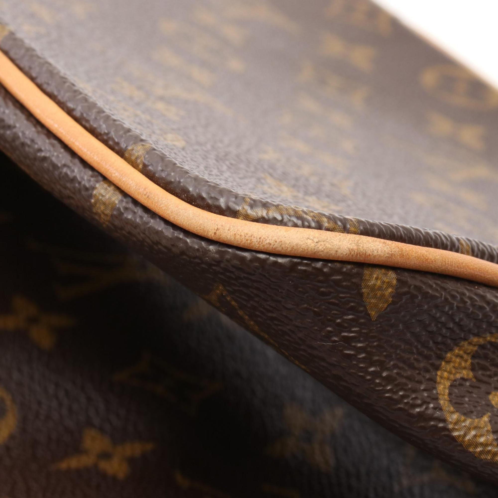 Louis Vuitton Brown Coated Canvas Shoulder Bag