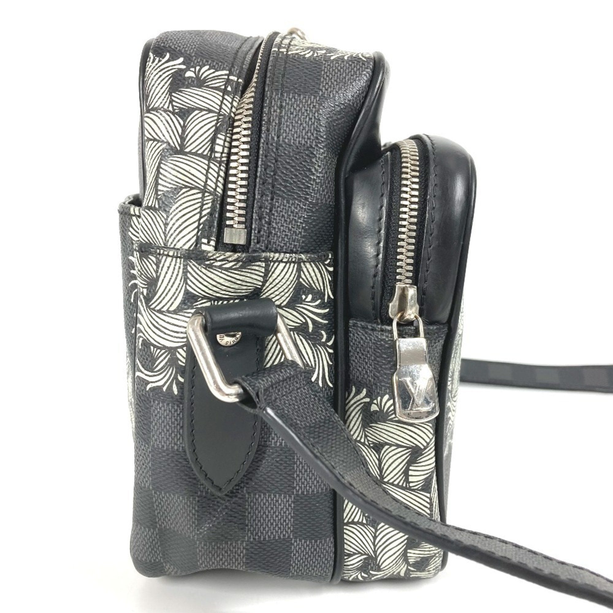Louis Vuitton Black Damier Graphite Shoulder Bag